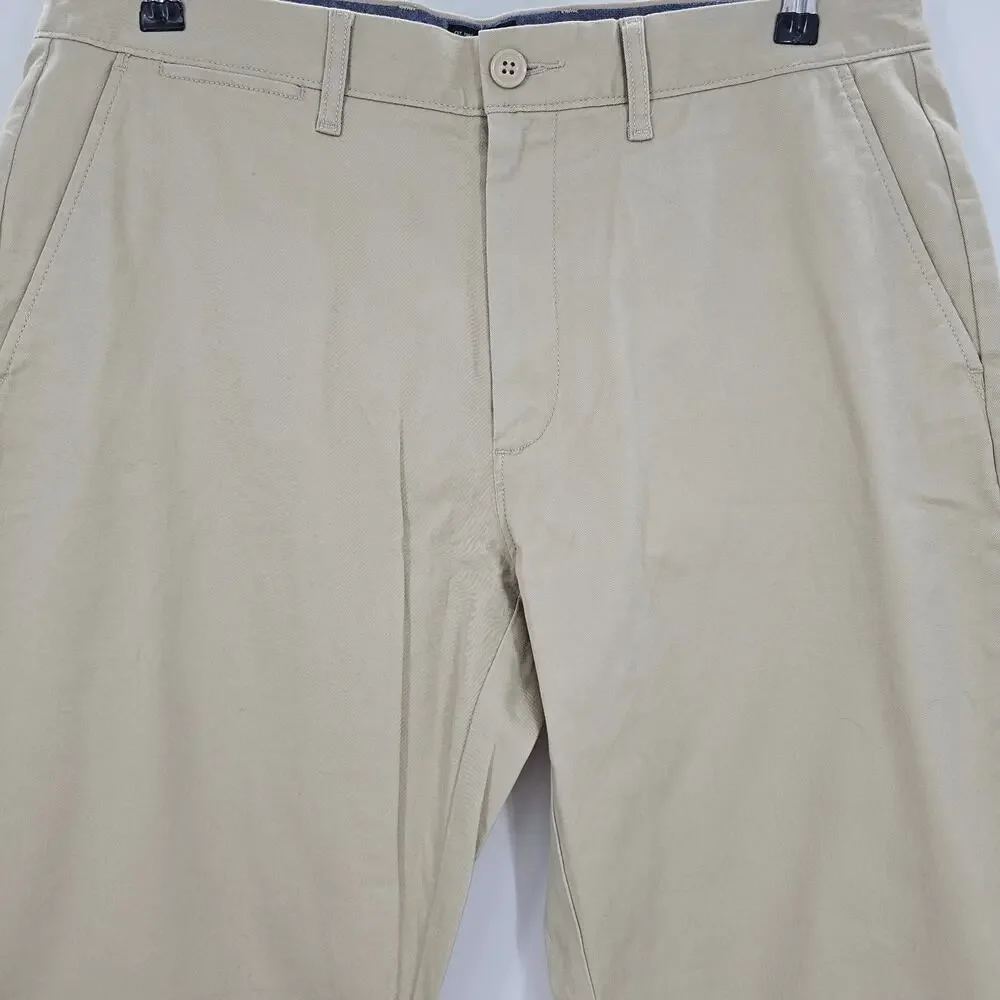 J. Crew Mens size 32/34 1040 Athletic Tapered Chino Dress Pants Tan AV209 NEW